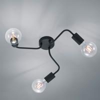 Trio Plafonniere Diallo - Metaal - Zwart Mat