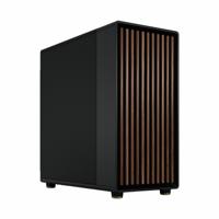 Fractal Design FD-C-NOR1X-01 computerbehuizing Midi Tower Zwart, Houtskool - thumbnail