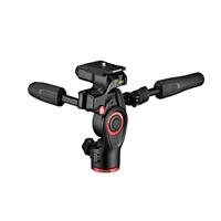Manfrotto Befree 3-Way Live, Testa a 3 Vie per Treppiede, Testa Fluida in Alluminio per Fotocamera e Videocamera Fino a 6 kg, Compatta, Accessori Fotografia per Creazione Contenuti, Foto e Video