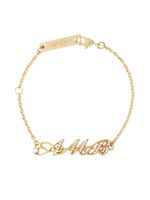 AMBUSH bracelet Initial serti de cristaux - Or