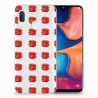 Samsung Galaxy A20e Siliconen Case Paprika Red - thumbnail