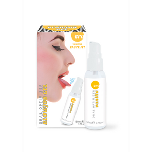 HOT Oral Optimizer - Deepthroat Gel - Vanilla - 2 fl oz / 50 ml