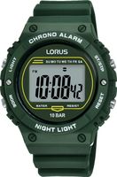 Lorus R2309PX9 Horloge Digitaal staal-siliconen groen 40 mm - thumbnail