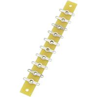 TRU Components Soldeerstrip enkele rijen aantal polen totaal 10 epoxyd (L x B x H) 120 x 12 x 1,6 mm 1 st.