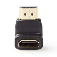 HDMI-Connector 90° Haaks | HDMI-Connector - HDMI Female | Zwart - thumbnail