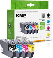 KMP Inktcartridge vervangt Brother LC-3213BK, LC-3213C, LC-3213M, LC-3213Y Compatibel Combipack Zwart, cyaan, magenta, geel B101V 1539,4005