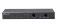 Marmitek 08334io Extractor Converter - Marmitek Connect AE24-4K60-4:4:4 - Chroma colors - Splits het geluid uit een HDMI kabel - Optisch, coax of analoog - ARC - HDMI Audio Only uitgang, Antraciet
