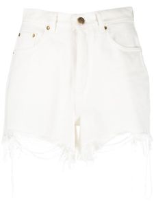 Golden Goose short à taille haute - Blanc