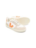 VEJA Kids baskets V-10 à lacets - Blanc