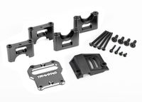 Traxxas - Mount, center differential carrier, 6061-T6 aluminum (dark titanium-anodized) (TRX-9584A) - thumbnail