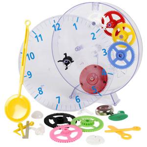 Techno Line Model kids clock Wandklok bouwpakket Mechanisch 20 cm x 3.5 cm Transparant