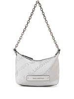 Karl Lagerfeld mini sac porté épaule Essential à ornements en cristal - Gris