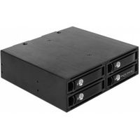 Delock 47233 5,25 mobiel rack voor 4 x 2,5 SATA/SAS HDD/SSD 12 Gb/s - thumbnail