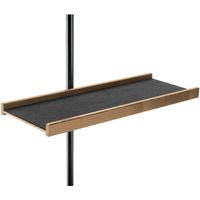 K&M 122a Tray voor microfoonstatief walnoot