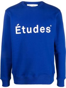 Etudes sweat à logo imprimé - Bleu