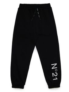 Nº21 Kids pantalon de jogging à logo imprimé - Noir