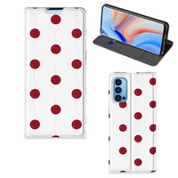 OPPO Reno4 Pro 5G Flip Style Cover Cherries