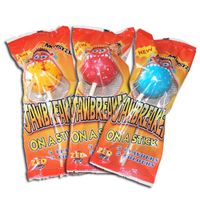 Zed Candy Zed Candy - Monster Jawbreaker On Stick 1x - thumbnail