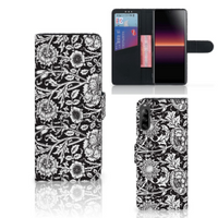 Sony Xperia L4 Hoesje Black Flowers