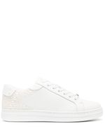 Jimmy Choo baskets Rome/F à ornements de perles - Blanc