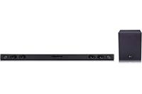 LG SQC2 Soundbar TV 300 W, 2.1 kanalen met draadloze subwoofer, Dolby Digital, Bluetooth, optische ingang, 3,5 mm AUX-ingang, USB