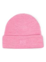 Alexander Wang bonnet nervuré à patch logo - Rose