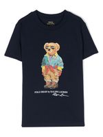 Ralph Lauren Kids t-shirt à imprimé Polo Bear - Bleu