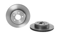 Remschijf COATED DISC LINE BREMBO, Remschijftype: Binnen geventileerd: , u.a. für Chrysler, Lancia, Dodge