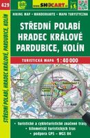 Wandelkaart 429 St?ední Polabí, Hradec Králové, Pardubice, Kolín | Sho