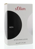 Man aftershave lotion splash