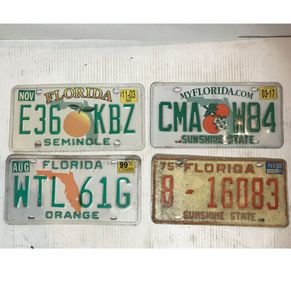 Florida Origineel Amerikaans Nummerbord - 1 WILLEKEURIG