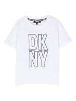 Dkny Kids t-shirt en coton à logo imprimé - Blanc - thumbnail