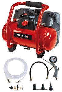 Einhell TE-AC 36/6/8 Li OF Set Solo - Accu Compressor | 8 bar | 6L - 4020450 - 4020450