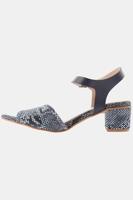 Ulla Popken Sandalen, leer, wijdte K - Grote Maten