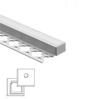 Led tegel profiel / led stuc profiel - stucstop - 3 meter - smalle variant