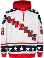 Supreme hoodie Hockey à logo - Blanc