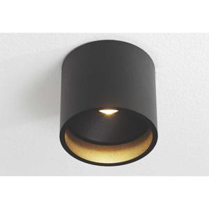 Artdelight Led Downlight Orleans zwart met gouden rand PL ORLEANS ZW