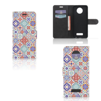 Motorola Moto Z Bookcase Tiles Color