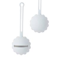 Dutsi - Welpje Serie - Siliconen Fopspeenhouder met Leeuwen Ontwerp - Grijsblauw