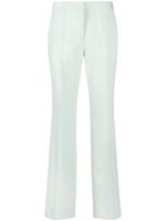 Jil Sander pantalon de tailleur à plis marqués - Bleu