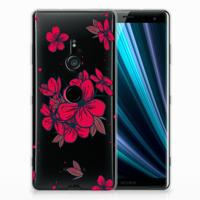 Sony Xperia XZ3 TPU Case Blossom Red