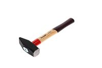 GEDORE Slotenhamer, 2000 gram, met rode band plus steelbevestiging, standaard essenhout, gesmede hamerkop