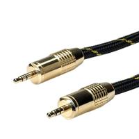 ROLINE GOLD 3,5 mm audio-aansluitkabel ST/ST, 5 m