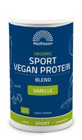 Organic sport vegan protein blend vanille