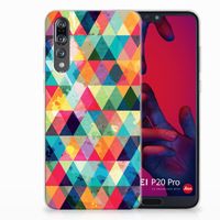 Huawei P20 Pro TPU bumper Geruit - thumbnail