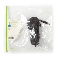 Stereo-Audiokabel | 3,5 mm Male - 3,5 mm Male | 5,0 m | Zwart