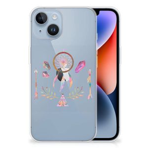 Apple iPhone 14 Telefoonhoesje met Naam Boho Dreamcatcher