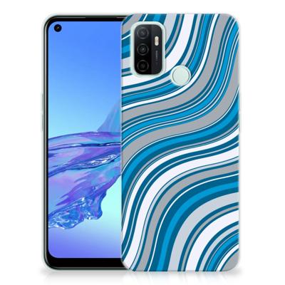 OPPO A53s | A53 TPU bumper Waves Blue OPPO A53s | A53 TPU bumper Waves Blue