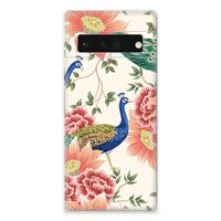 TPU Hoesje voor Google Pixel 6 Pro Pink Peacock - thumbnail