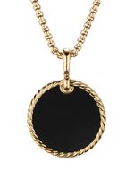 David Yurman pendentif DY Elements en or 18ct orné d'onyx et perle - Noir